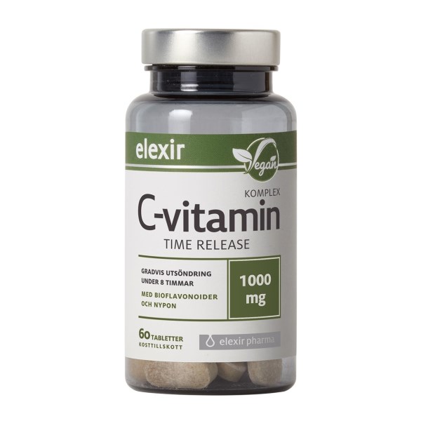 Elexir Pharma C-Vitamin Komplex Time Release, 60 tabl