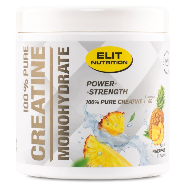 ELIT 100% Pure Creatine Monohydrate, Pineapple, 300 g