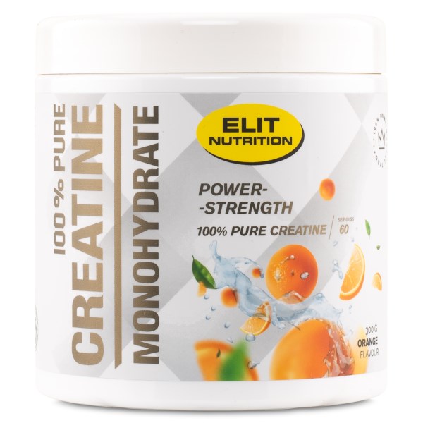 ELIT 100% Pure Creatine Monohydrate, Orange, 300 g