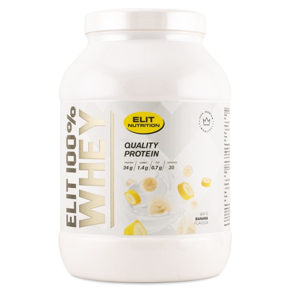 ELIT 100% Whey, Banana, 900 g