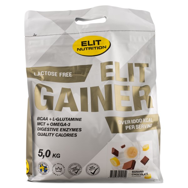 ELIT Gainer Laktosfri, Banana & Chocolate, 5 kg