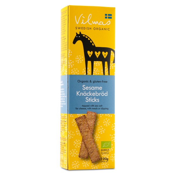 Fjällbergets Bageri Vilmas Knäckesticks, Sesam, 120 g