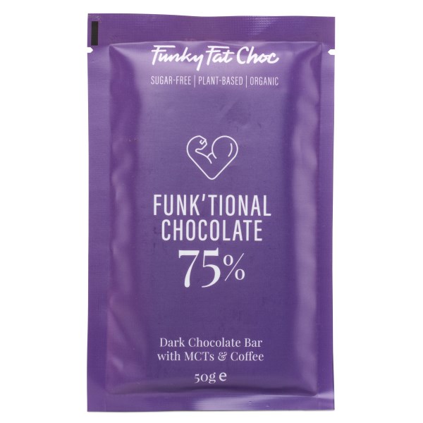 Funky Fat Foods Choklad, Kaffe, 50 g