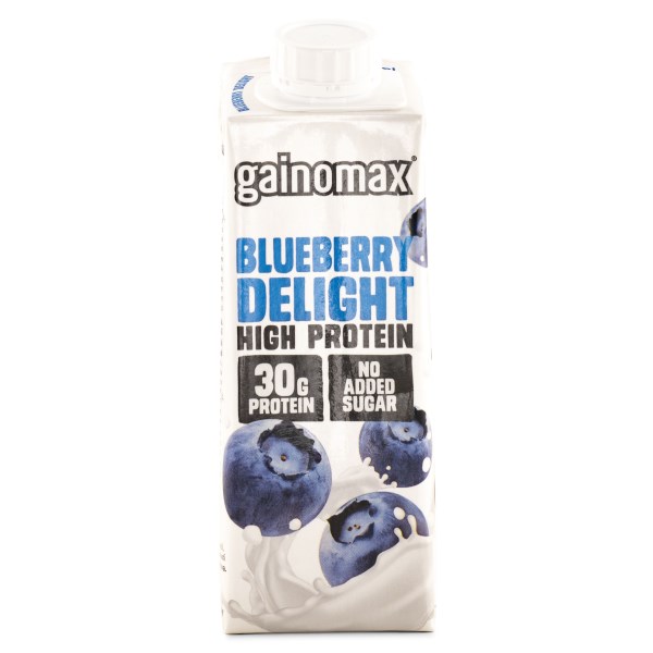 Gainomax High Protein Drink - Kort datum Blueberry 250 ml