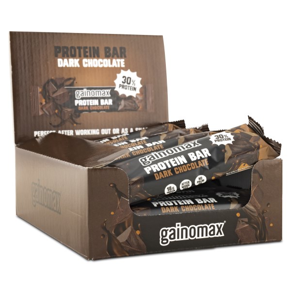 Gainomax Protein Bar, Dark chocolate, 15-pack