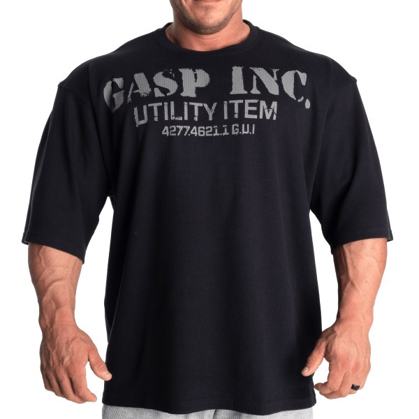 Gasp Iron Thermal Tee , L, Asphalt