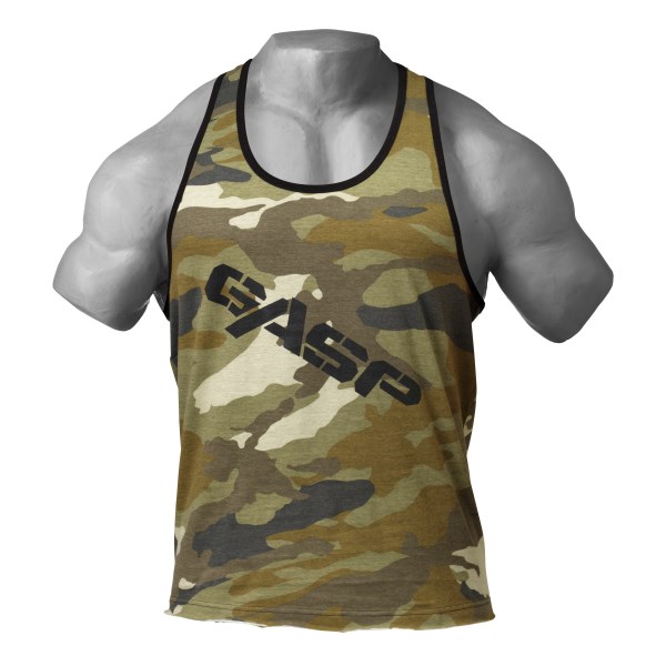 GASP Vintage T-back, , Green camo print