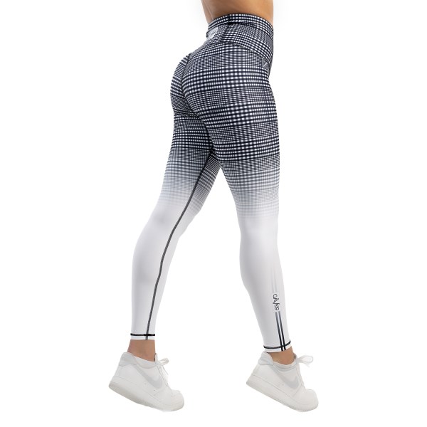 Gavelo GLNCHCK 5 Compression Tights, , Black/white