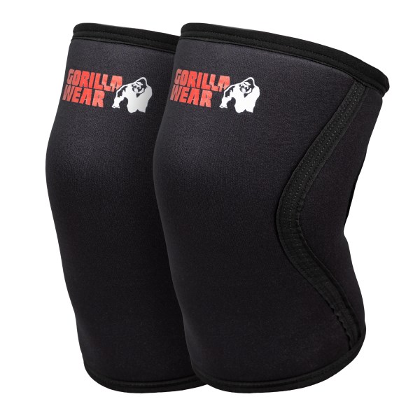 Gorilla Wear 5 mm Knee Sleeves, , Black