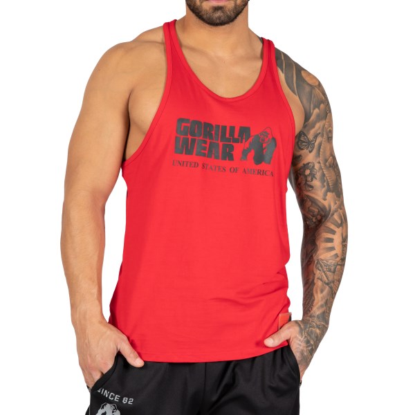 Gorilla Wear Classic Tank Top, , Red