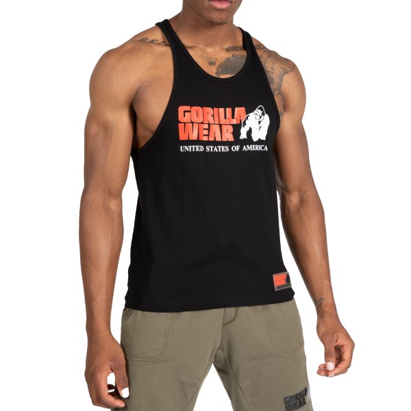 Gorilla Wear Classic Tank Top, M, Black