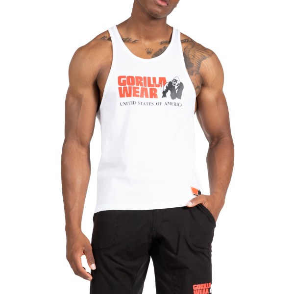 Gorilla Wear Classic Tank Top, , White