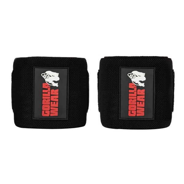 Gorilla Wear Elbow Wraps, 1.5 m, Black