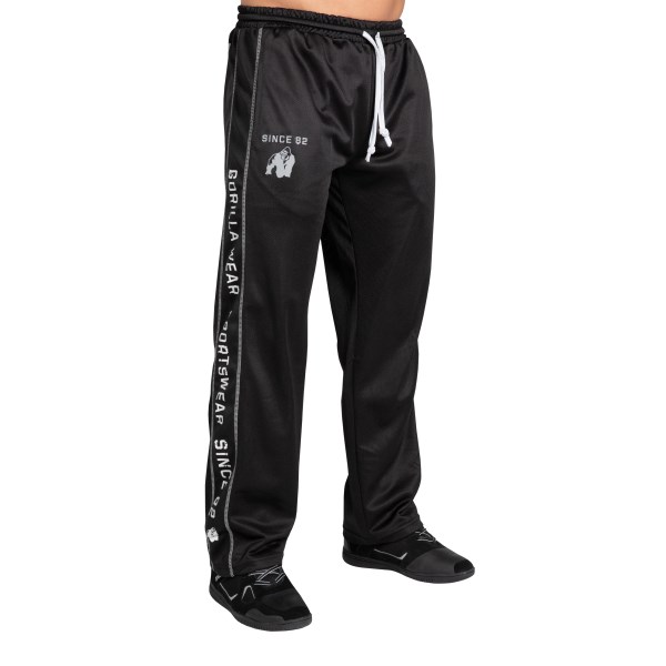 Gorilla Wear Functional Mesh Pants, S/M, Black/white