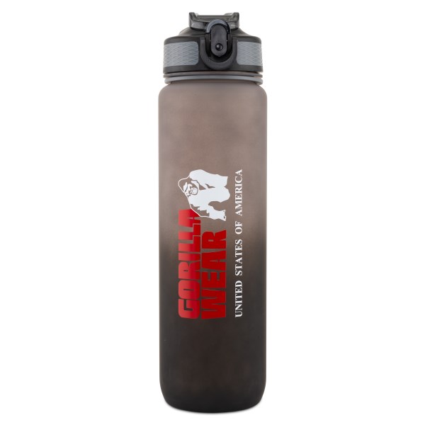 Gorilla Wear Gradient Water Bottle, 1000ml, Black / grey