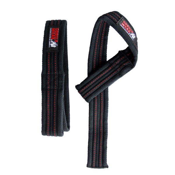 Gorilla Wear Hardcore Lifting Straps, 1 par, Black