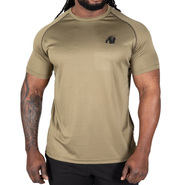 Gorilla Wear Preformance Tee, L, Army Green