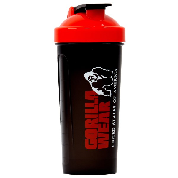 Gorilla Wear Shaker XXL, 1000 ml, Black/red