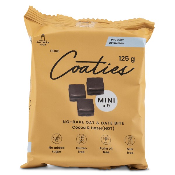 Gottskär Food Coaties Mini, Cacao Hazelnot, 125 g