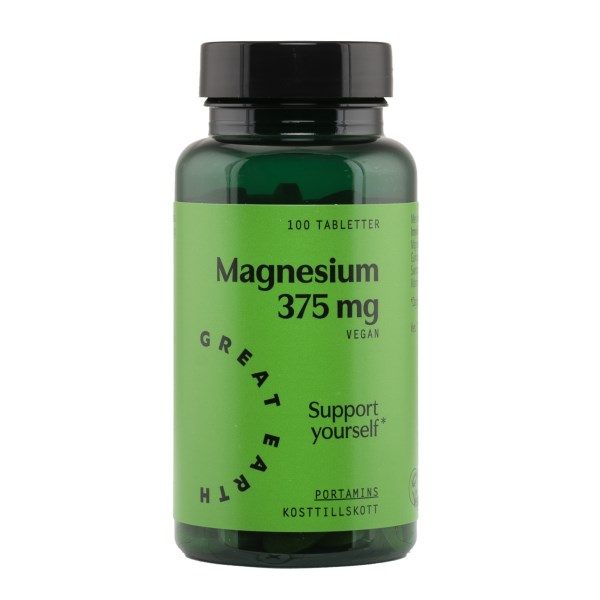 Great Earth Magnesium 375 mg, 100 tabl