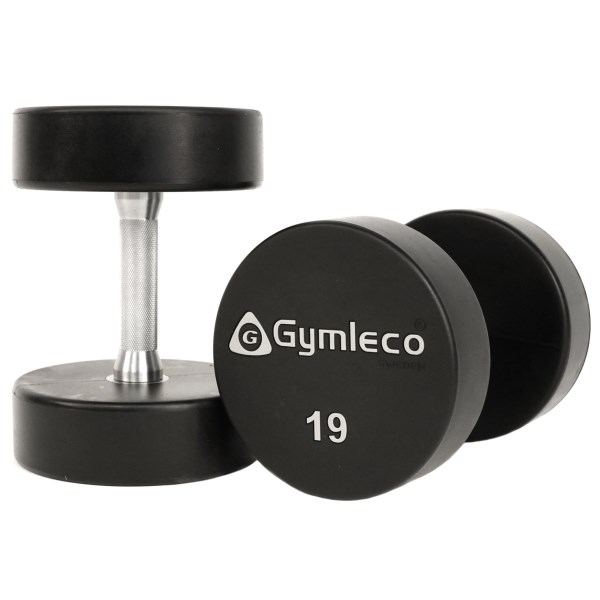 Gymleco PU Rund Hantel, 1 par, 19 kg