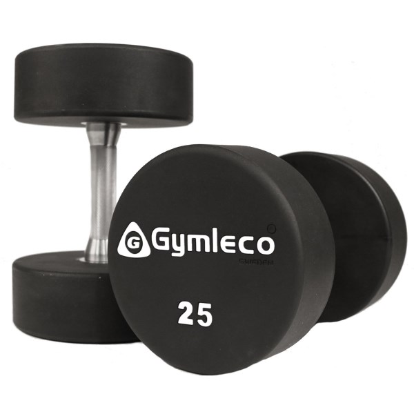 Gymleco PU Rund Hantel, 1 par, 25 kg