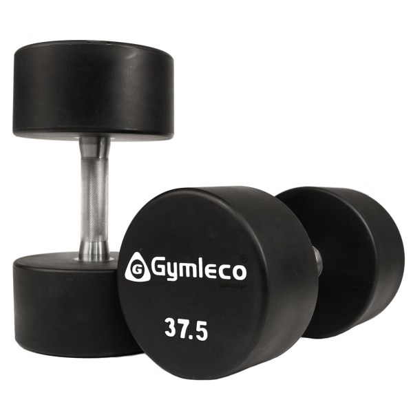 Gymleco PU Rund Hantel, 1 par, 37.5 kg