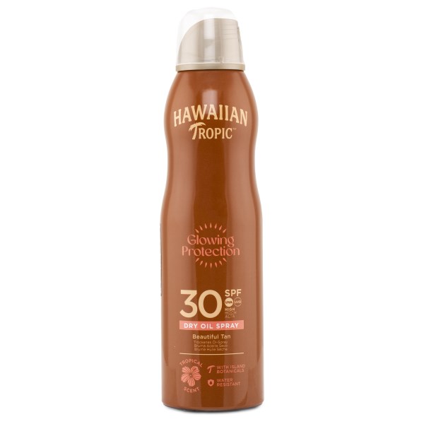 Hawaiian Tropic Dry Oil Continuous Spray Coconut & Mango SPF 30, 180 ml