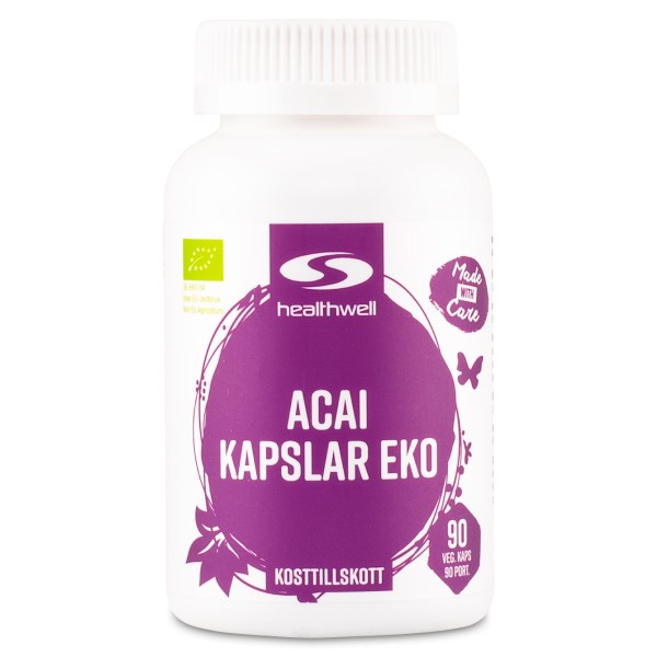 Healthwell Acaikapslar EKO, 90 kaps