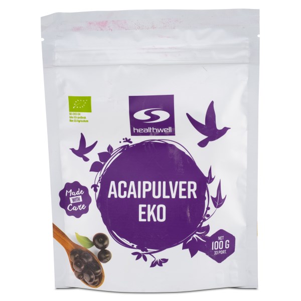 Healthwell Acaipulver EKO, 100 g