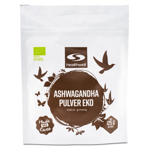 Healthwell Ashwagandha EKO, 125 g