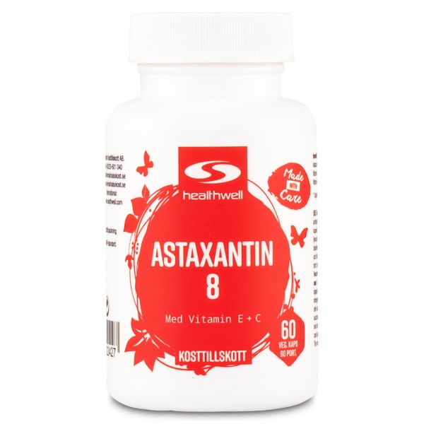 Healthwell Astaxantin 8, 60 kaps