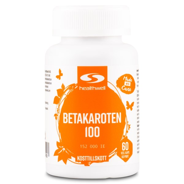 Healthwell Betakaroten 100, 60 kaps