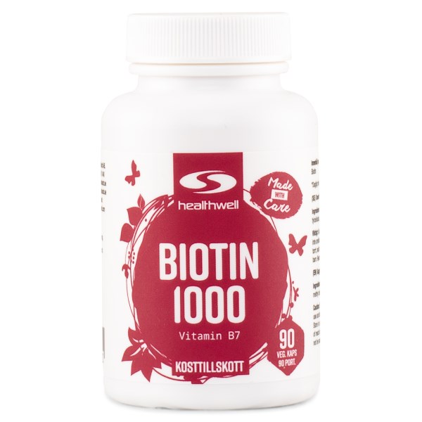 Healthwell Biotin 1000, 90 kaps