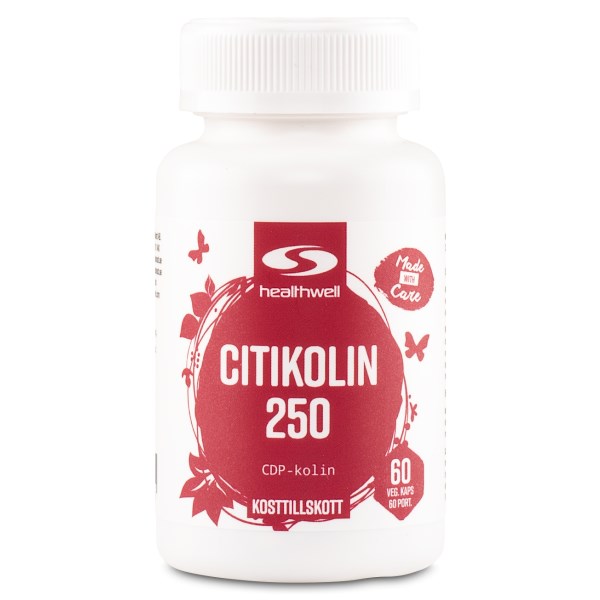 Healthwell Citikolin 250, 60 kaps