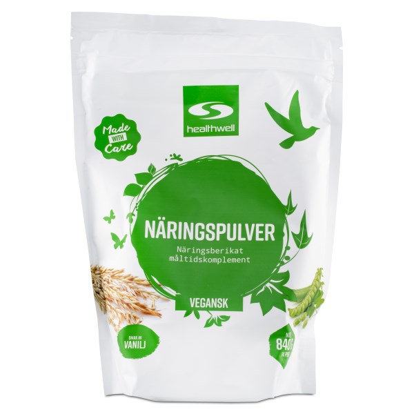 Healthwell Detox Näringspulver, Vanilj, 840 g