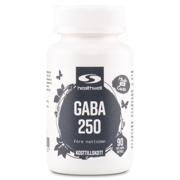 Healthwell GABA 250, 90 kaps