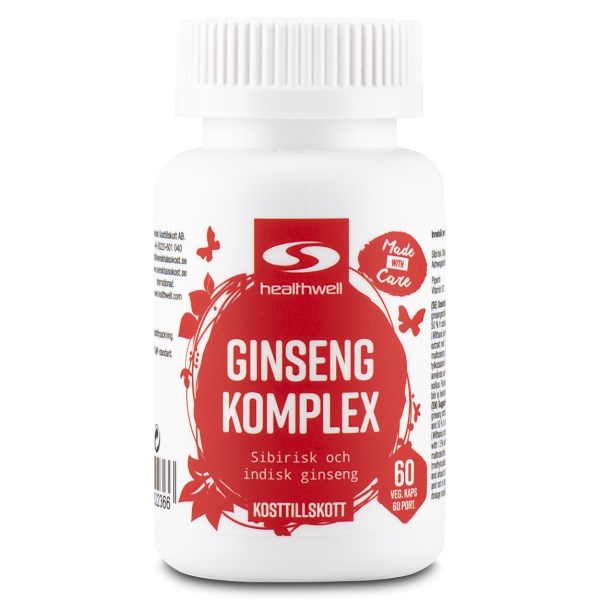 Healthwell Ginseng Komplex, 60 kaps