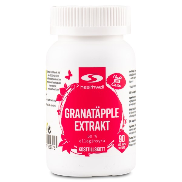 Healthwell Granatäpple Extrakt, 90 kaps