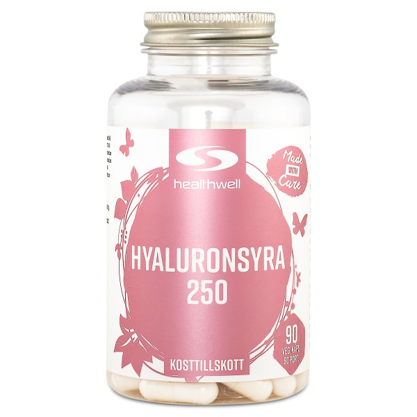 Healthwell Hyaluronsyra 250, 90 kaps