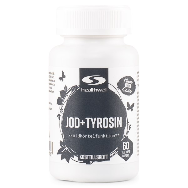 Healthwell Jod+Tyrosin, 60 kaps