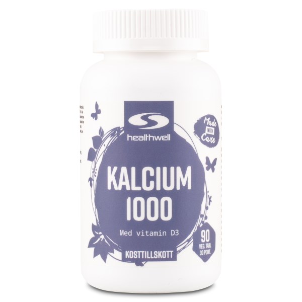 Healthwell Kalcium 1000, 90 tabl