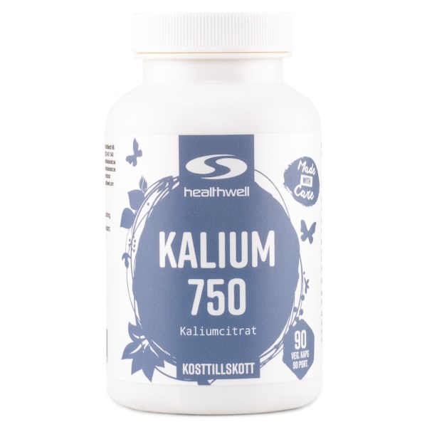 Healthwell Kalium 750, 90 kaps