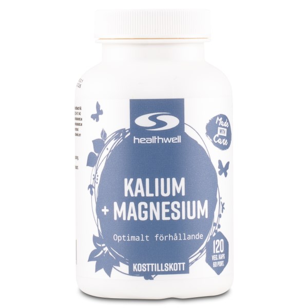 Healthwell Kalium+Magnesium, 120 kaps