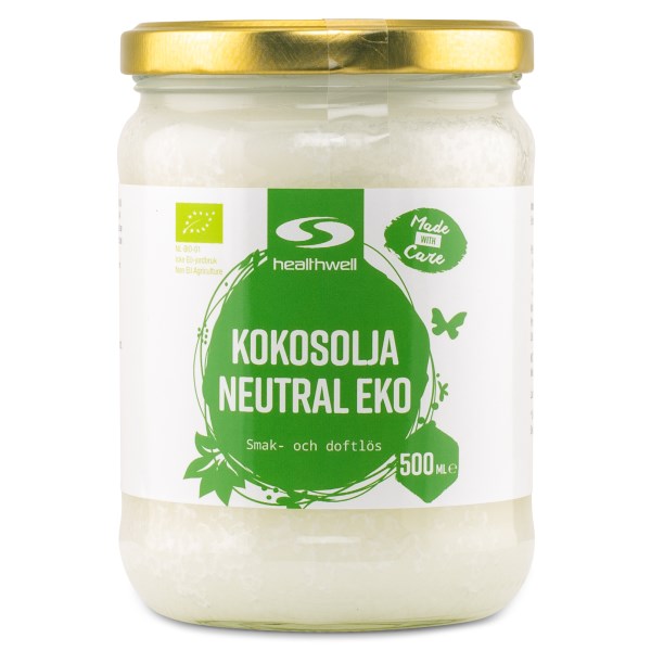 Healthwell Kokosolja Neutral EKO, 500 ml