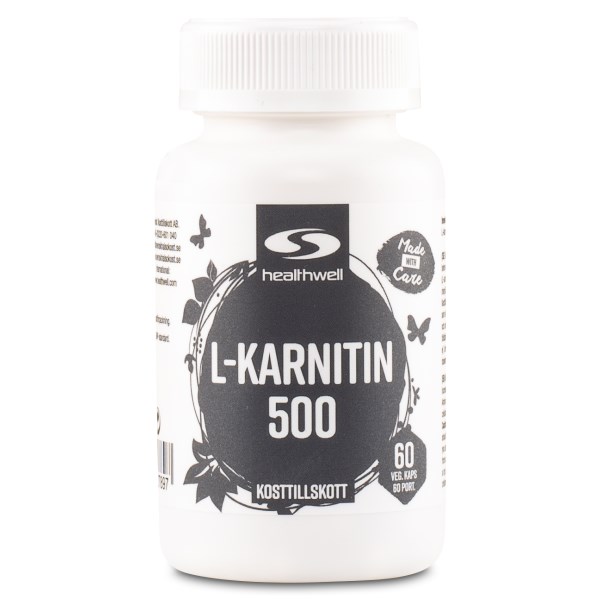 Healthwell L-Karnitin 500, 60 kaps