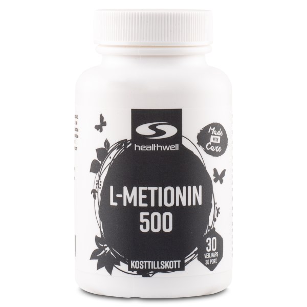 Healthwell L-metionin 500, 30 kaps