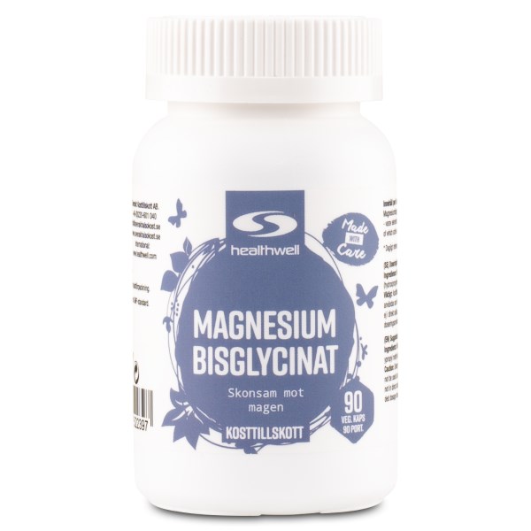 Healthwell Magnesium Bisglycinat, 90 kaps