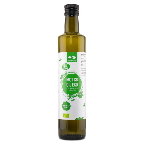 Healthwell MCT C8 Oil EKO, 500 ml