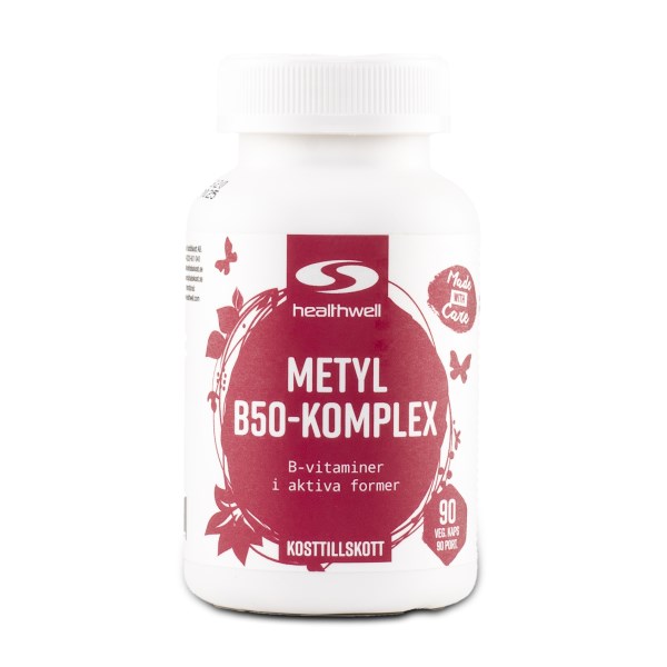 Healthwell Metyl B50-Komplex, 90 kaps